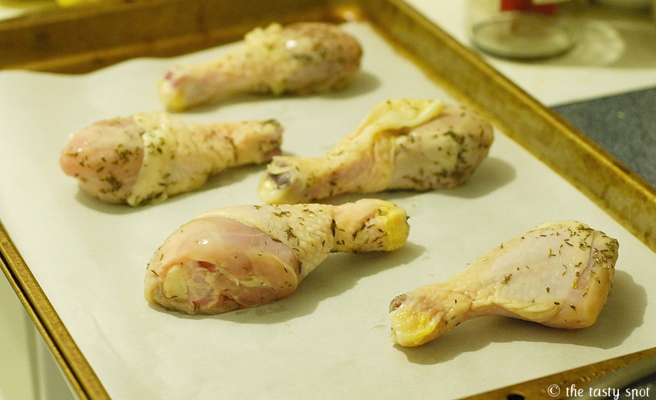 Chicken ready for oven