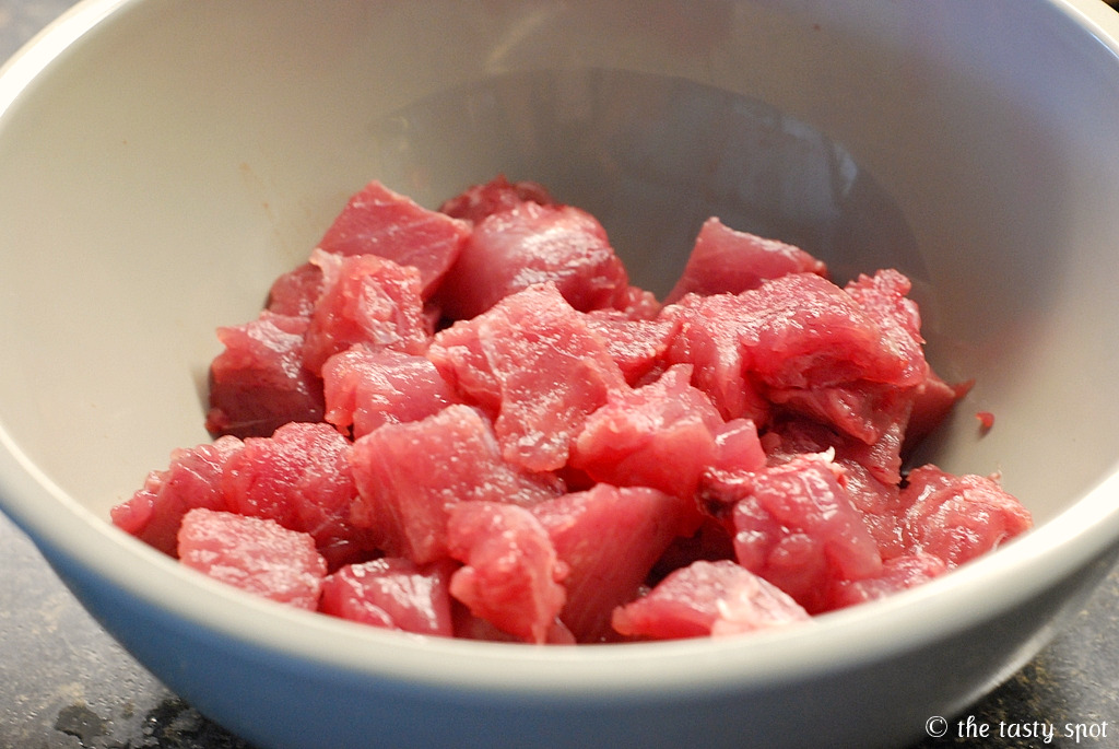 Freshly caught ahi