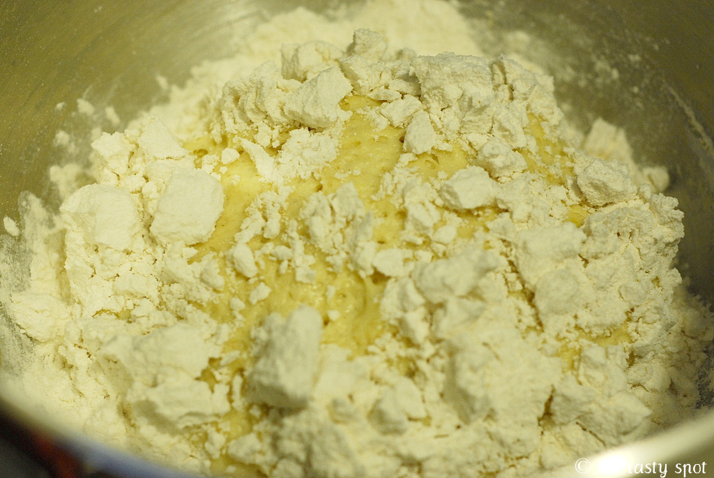 Sponge after one hour