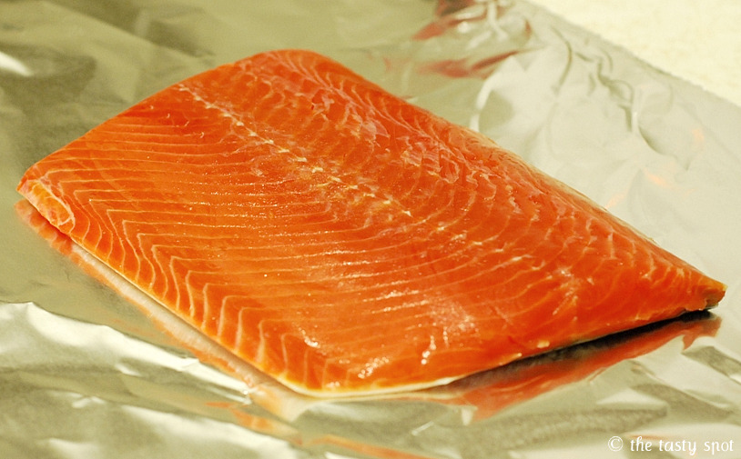 Nice cut of wild sockeye salmon