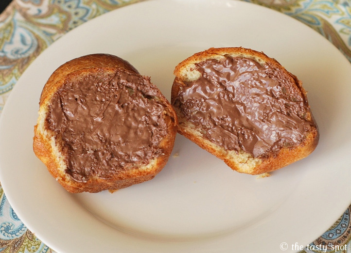 Brioche with nutella