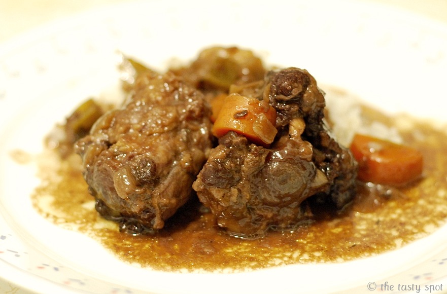Braised oxtail