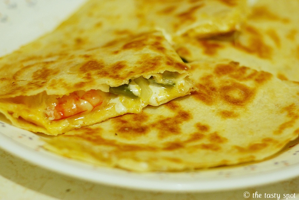 Shrimp quesadilla