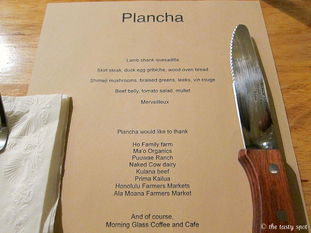 Menu for the week