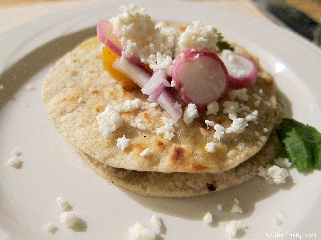 Lamb shank quesadilla