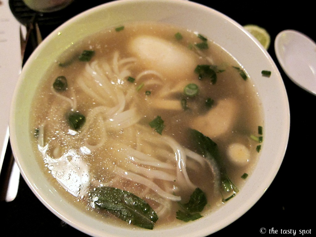 Pho Ga - free range chicken, slow poached egg, hand cut noodles, and vietnamese herbs