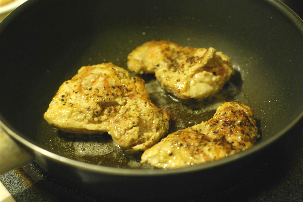 On the skillet