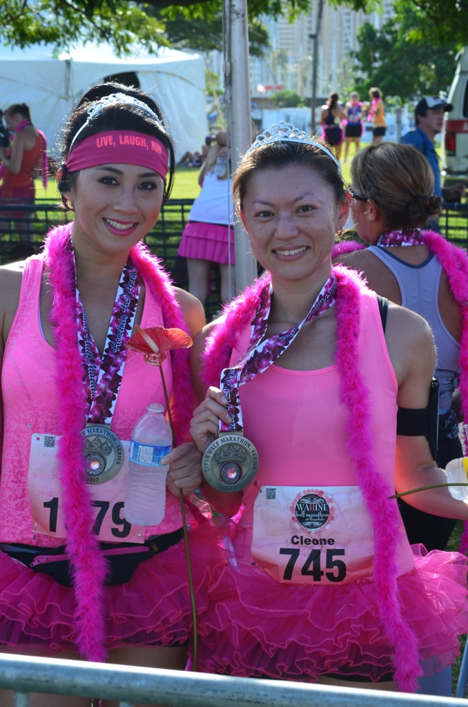 Anna and I with our finisher medals