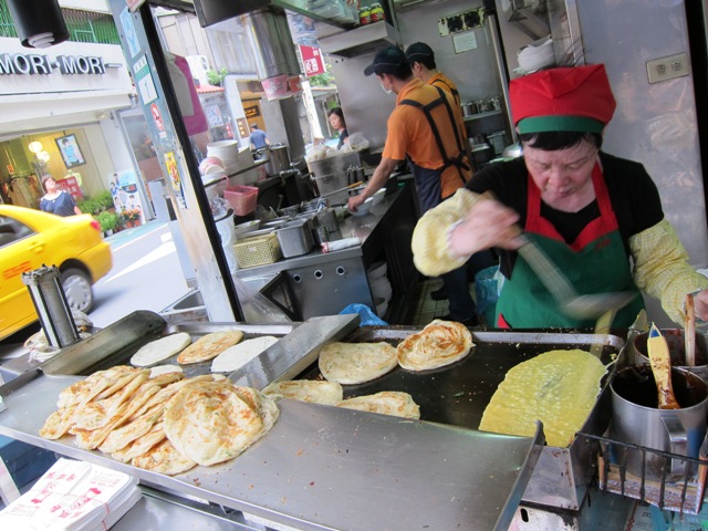 Scallion pancake stand