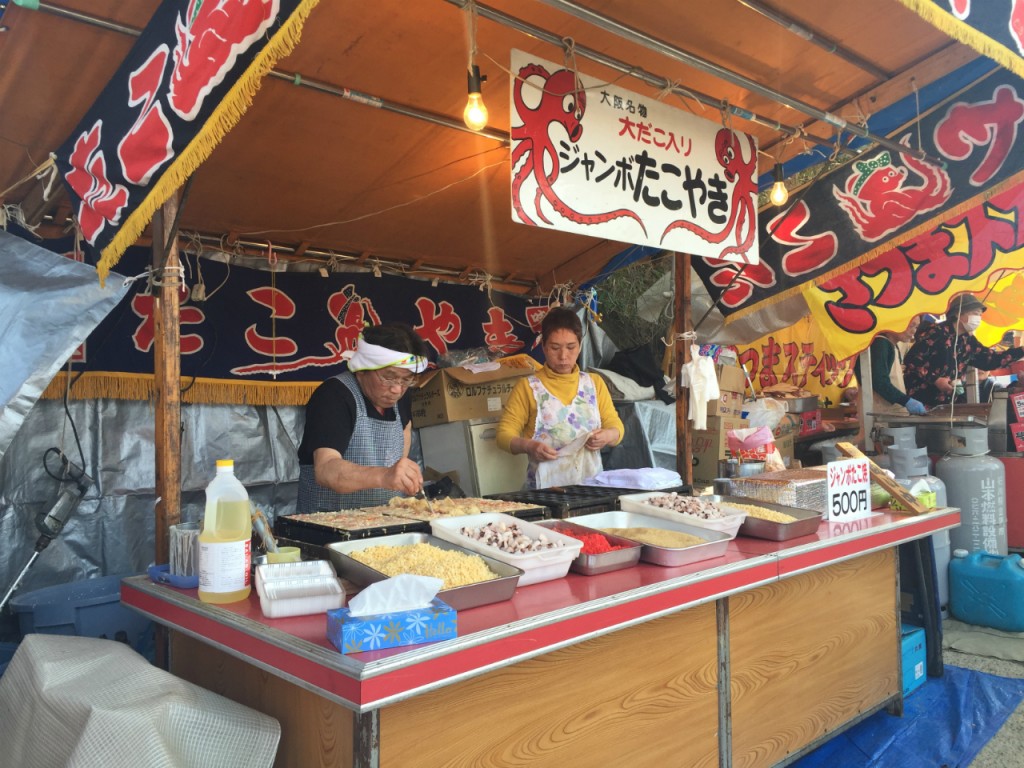 Takoyaki stand